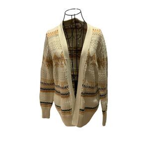 SESSUN BLUE Pretty Eagle Cardigan Size S